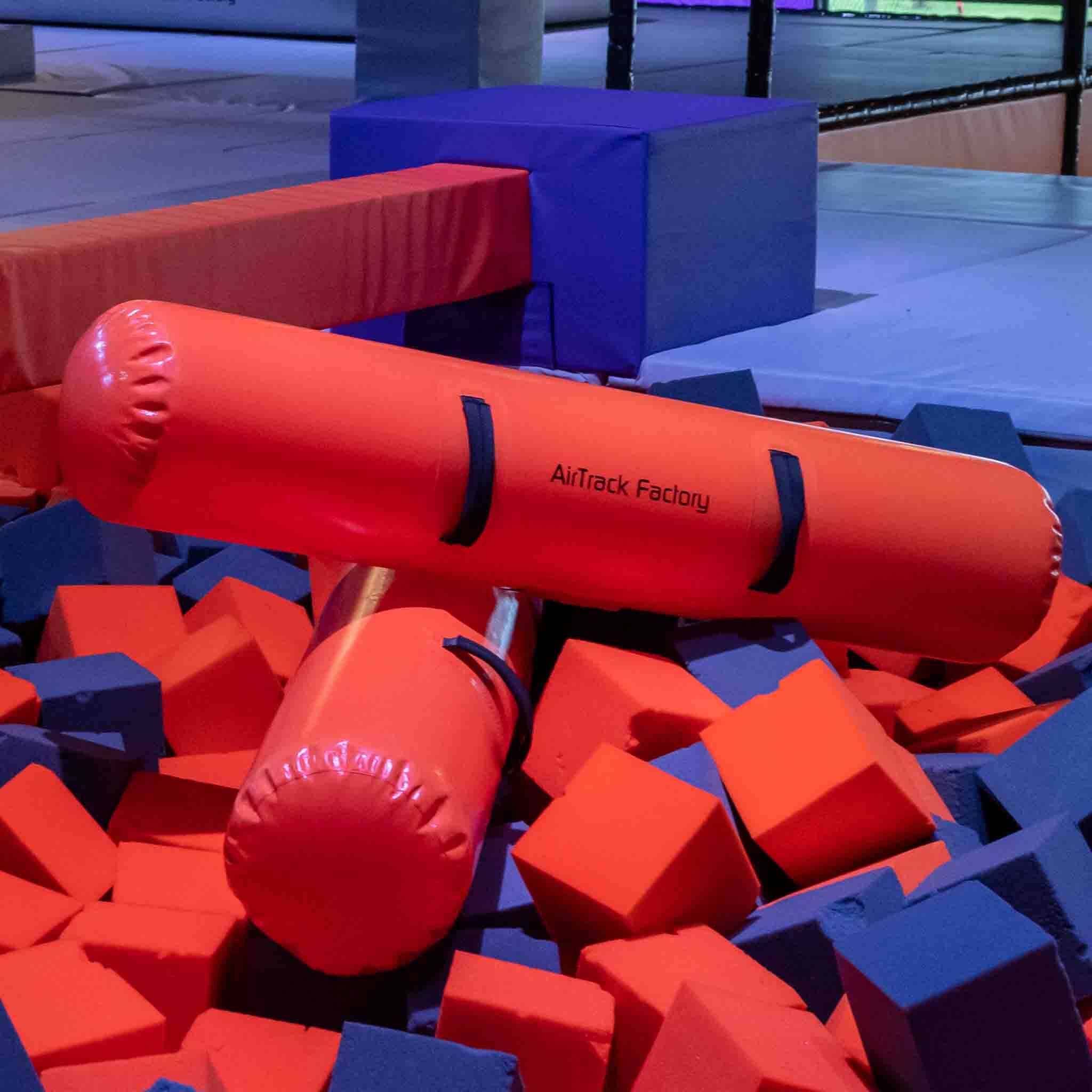 Close up details of the AirTrack Factory Battlebeams