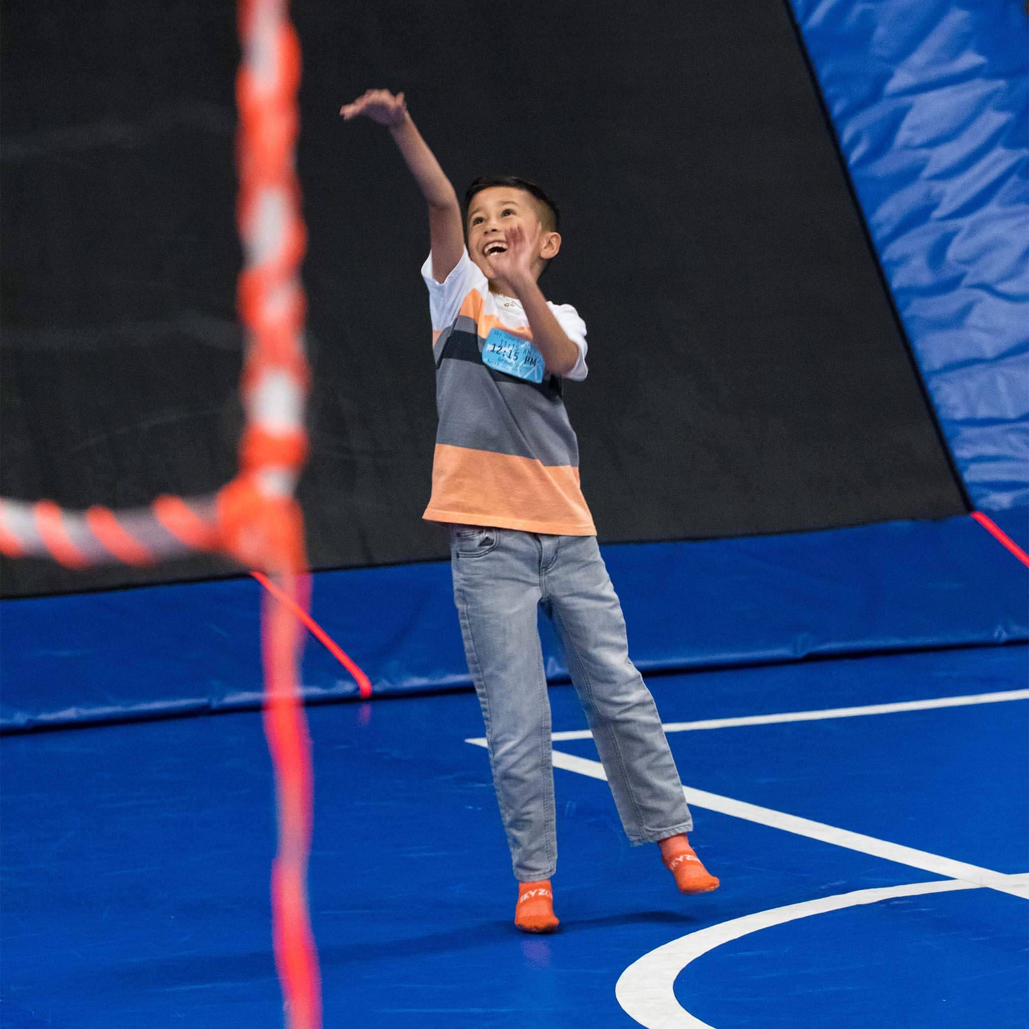 Children using the AirCourt